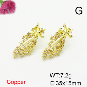 Fashion Copper Earrings  F6E404570bbov-L017