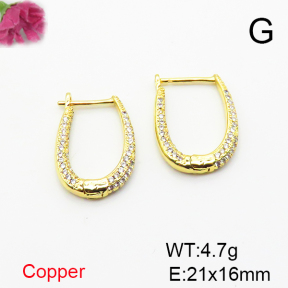 Fashion Copper Earrings  F6E404573bhva-L017
