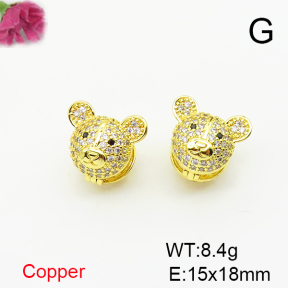 Fashion Copper Earrings  F6E404574bbov-L017