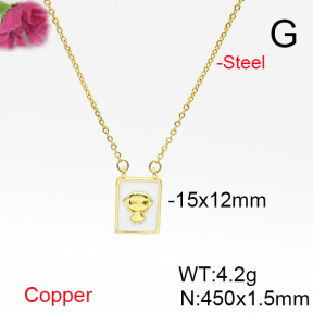 Fashion Copper Necklace  F6N300849vail-L017