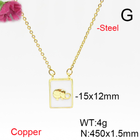 Fashion Copper Necklace  F6N300850vail-L017