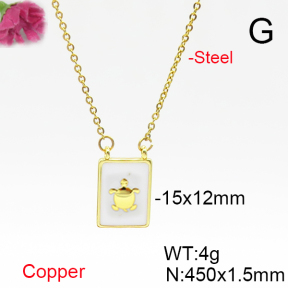 Fashion Copper Necklace  F6N300852vail-L017