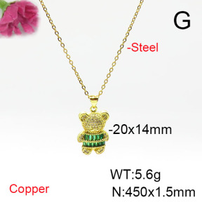 Fashion Copper Necklace  F6N405593vbmb-L017