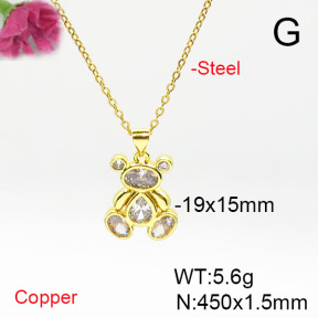 Fashion Copper Necklace  F6N405618baka-L017