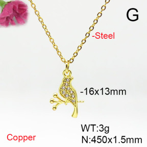 Fashion Copper Necklace  F6N405620vail-L017