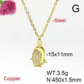 Fashion Copper Necklace  F6N405623vail-L017