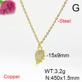 Fashion Copper Necklace  F6N405624vail-L017