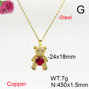 Fashion Copper Necklace  F6N405706vbmb-L017