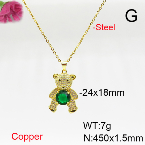Fashion Copper Necklace  F6N405707vbmb-L017