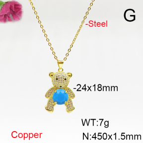 Fashion Copper Necklace  F6N405709vbmb-L017