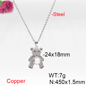 Fashion Copper Necklace  F6N405710vbmb-L017