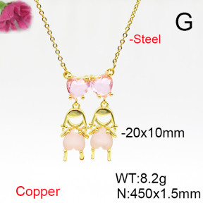 Fashion Copper Necklace  F6N405740vbmb-L017