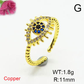 Fashion Copper Ring  F6R401419baka-L017