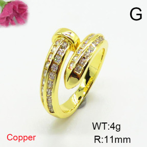 Fashion Copper Ring  F6R401420ablb-L017