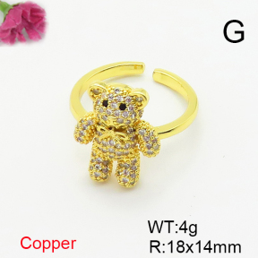 Fashion Copper Ring  F6R401423bbov-L017