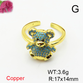 Fashion Copper Ring  F6R401426bbov-L017