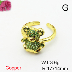 Fashion Copper Ring  F6R401427bbov-L017