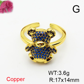 Fashion Copper Ring  F6R401428bbov-L017