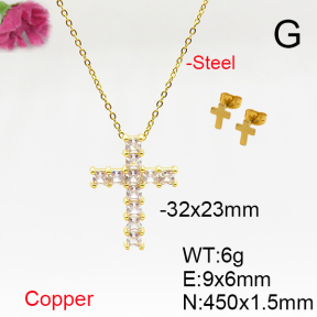 Fashion Copper Sets  F6S005644ablb-L017