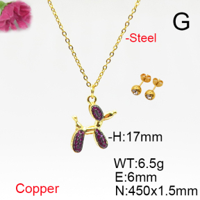 Fashion Copper Sets  F6S005671aakl-L017