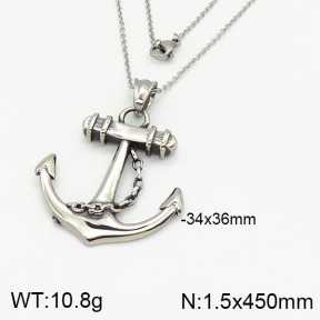 Stainless Steel Necklace  2N2002547ablb-317
