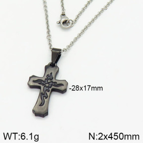 Stainless Steel Necklace  2N2002569ablb-312