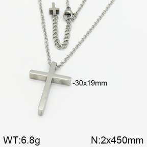 Stainless Steel Necklace  2N2002570vbll-312