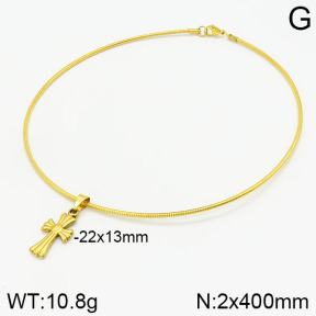 Stainless Steel Necklace  2N2002580bbov-312