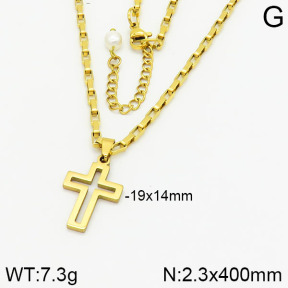 Stainless Steel Necklace  2N3001034vbmb-312