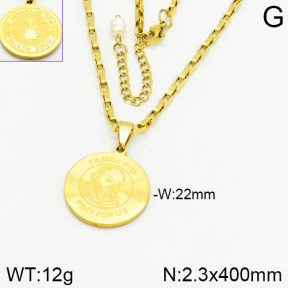 Stainless Steel Necklace  2N3001036vbmb-312