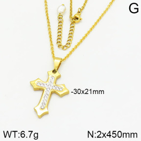 Stainless Steel Necklace  2N4001510vbmb-312