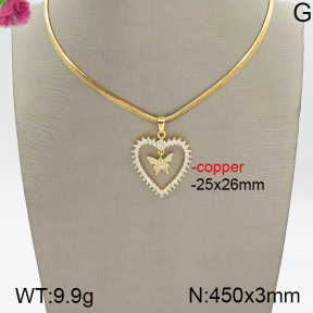 Fashion Copper Necklace  F5N400637bvpl-J48