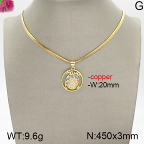 Fashion Copper Necklace  F5N400643bvpl-J48
