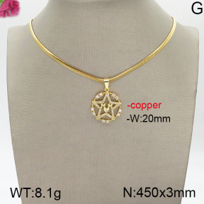 Fashion Copper Necklace  F5N400649bvpl-J48