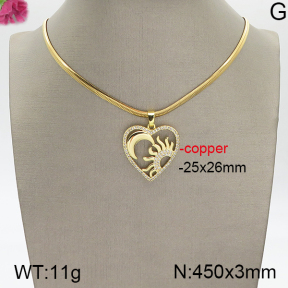 Fashion Copper Necklace  F5N400650bvpl-J48