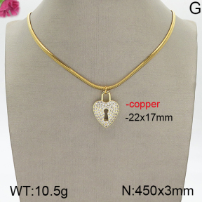 Fashion Copper Necklace  F5N400651bvpl-J48