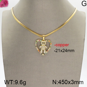 Fashion Copper Necklace  F5N400654bvpl-J48