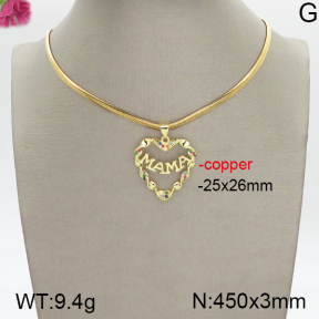 Fashion Copper Necklace  F5N400656bvpl-J48