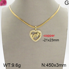 Fashion Copper Necklace  F5N400659bvpl-J48
