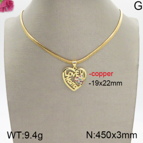Fashion Copper Necklace  F5N400665bvpl-J48
