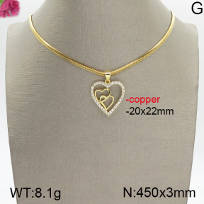 Fashion Copper Necklace  F5N400666bvpl-J48