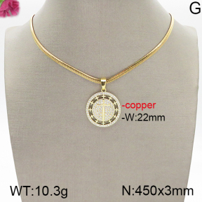 Fashion Copper Necklace  F5N400674vhha-J48