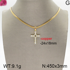 Fashion Copper Necklace  F5N400677bvpl-J48