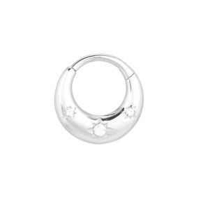 925 Silver Earrings  (1PC)  WT:1.0g  8*11mm  JE3784vhml-Y30