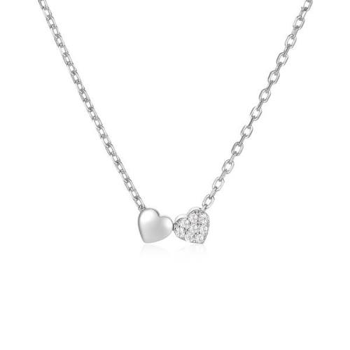 925 Silver Necklace  WT:1.49g  P:4*4mm  N:40+5cm  JN3747ajin-Y30