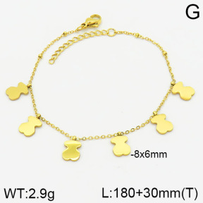 SS Bear Bracelets  TB2000322aajo-413