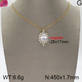 Fashion Copper Necklace  5N4000684bbov-J159