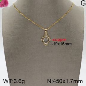 Fashion Copper Necklace  5N4000685aajl-J159