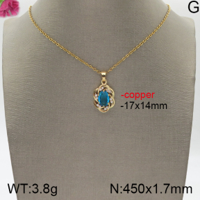 Fashion Copper Necklace  5N4000694aakl-J159