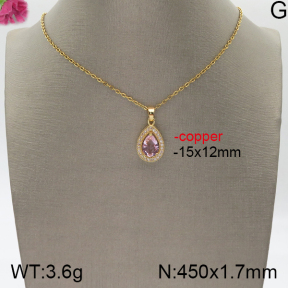 Fashion Copper Necklace  5N4000697ablb-J159